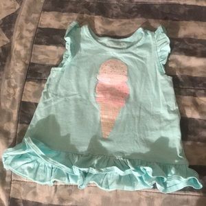 “Ice Cream” Toddler Girls Top